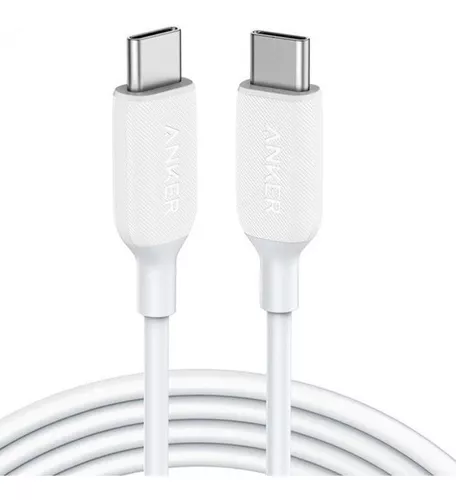 Cable Cargador Usb C A Usb C Anker Powerline Blanco Android