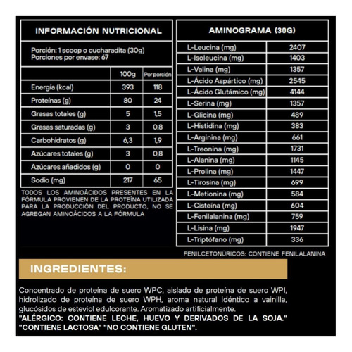 Proteina Pro 100% Whey 2kg Vainilla - Strongest