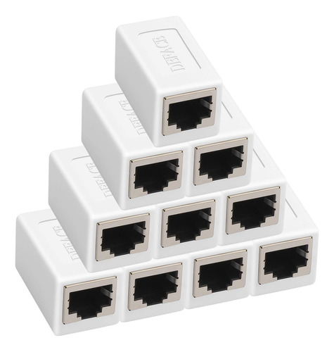 Deface Acoplador Rj45 Cat8 Cat7 Cat6 Cat5 Adaptador Extenso.