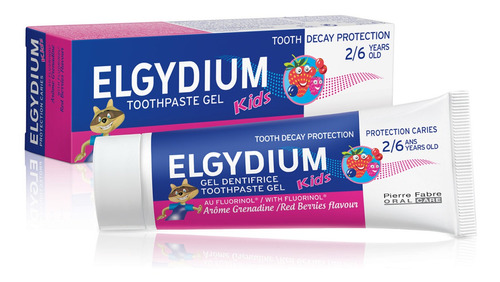 Elgydium Kids Frutos Rojos (2-6 Años) Pasta Dental 50ml