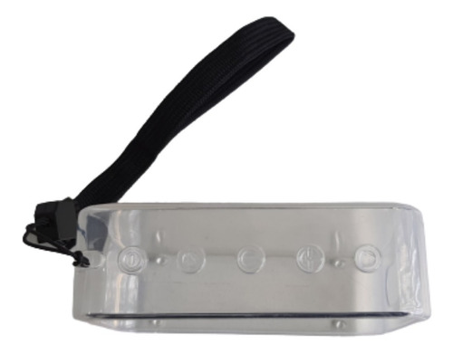 Imagem 3 de 10 de Case Capa Compatível Jbl Go 2 Tpu Proteção C/ Alça Ajustável