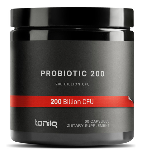 Toniiq Suplemento Probiótico De 200 Mil Millones De Ufc, 3.