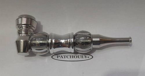 Imagen 4 de 6 de Pipa Metal Acrílico Filtro Rejilla Desarmable 10 Cm. Ball