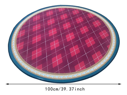 Alfombra Redonda Para El Suelo, Fácil De 100cmx100cm