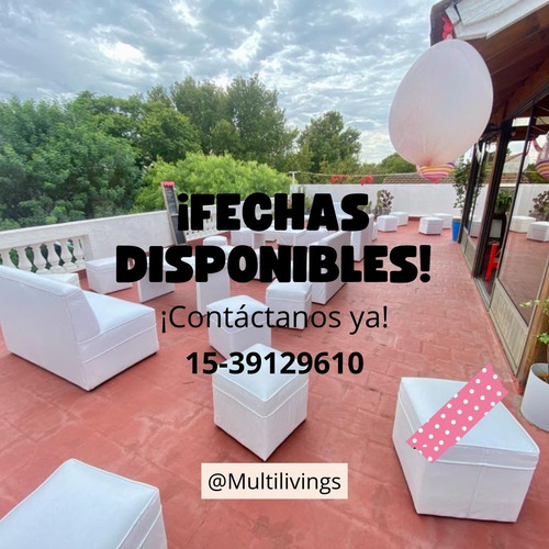 Alquiler De Livings - Puffs - Mesas - Butacones - (zona Sur)