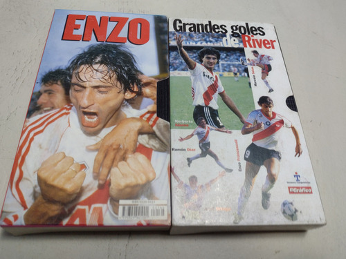 Lote De 8 Peliculas Vhs River Campeón 1993/94/96/97/99 (Usado)