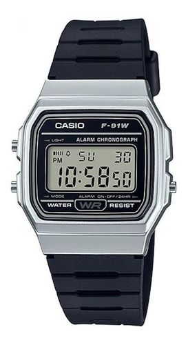Reloj Casio F_91wm_7a Negro Hombre