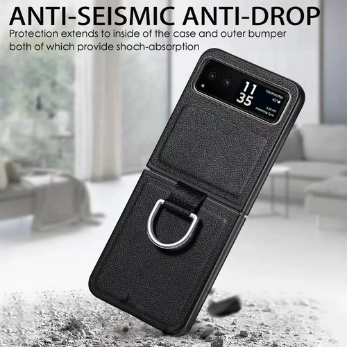 Litchi Pattern Phone Case Para Motorola Razr40 Ultra
