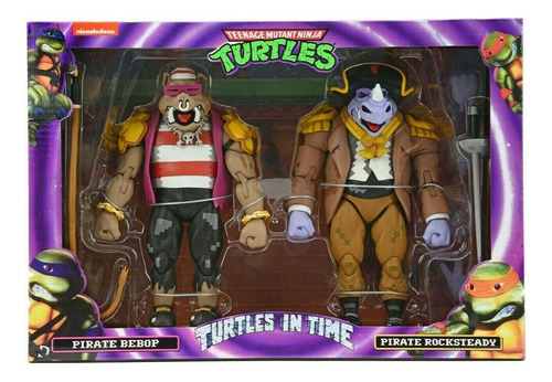 Neca! Tortugas Ninja Turtles In Time Bebop & Rocksteady