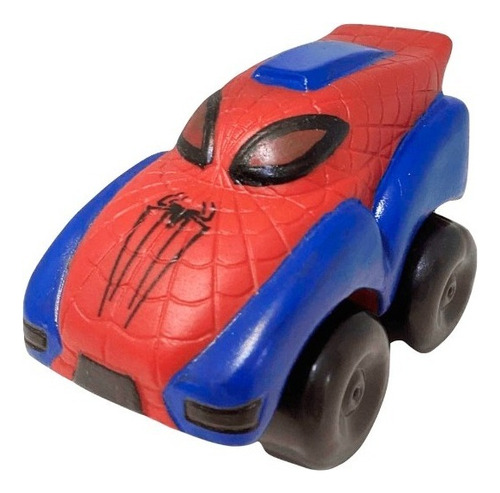 Spiderman Auto De Goma Plastisol - Premium