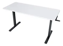 Comprar Escritorio Sit-stand Desk Ergonómico Altura Regulable Manual Color Blanco Naku 22D-B