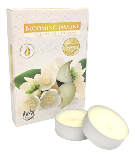 Vela Aromática Com 6 Unidades - Blooming Jasmine