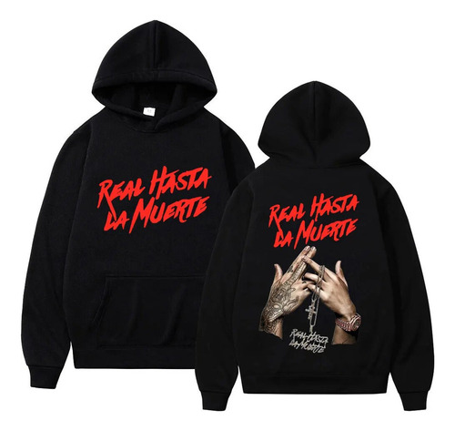 2024 Sudaderas Con Capucha Hot Rapper Anuel Aa Real Hasta La