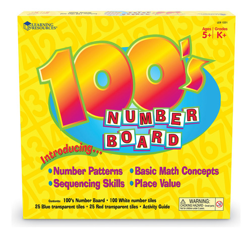 Recursos De Aprendizagem Do Number Board Hundred W/ Tiles Há