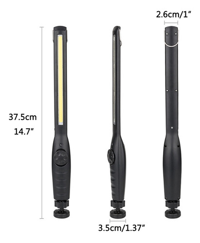 Lámparas De Inspección Cob Work, Recargables Por Usb, Led, P
