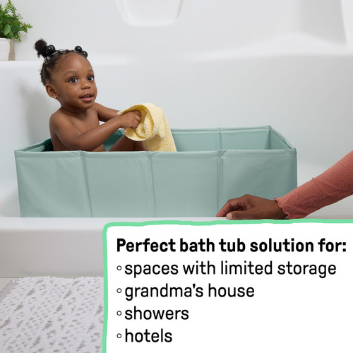 Bañera Portátil Para Bebés Ingenuity Tuckaway Para Niños Peq