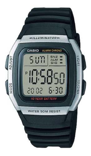 Reloj Casio Digital W-96h 1a Crono Alarma Impacto Online