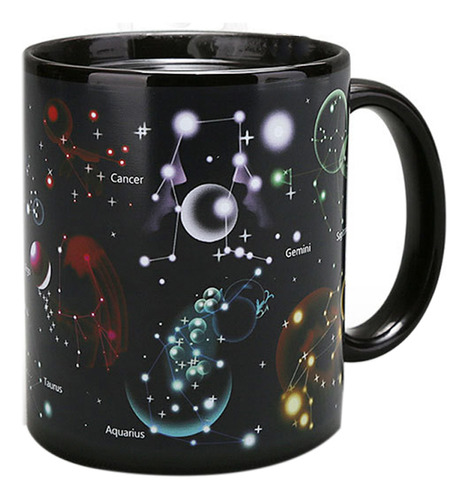 12 Tazas Constellation Que Cambian De Color, Taza De Porcela