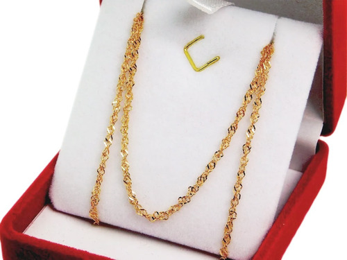 Cadena Singapur Oro 18k 55 Cm 3 Gramos Joyeria Esponda