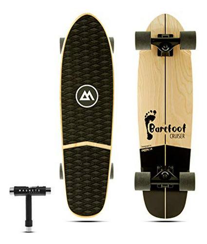 Patineta, Skatebboards Es Monopatín Descalzo Mini Cruiser Ma