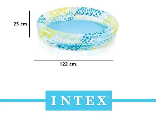 Imagen 5 de 6 de Pileta Inflable Intex Para Niños Star 122 X 25 Cm