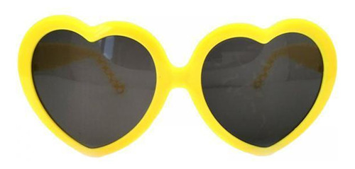 3 Gafas De Sol En Forma De Corazón De Amarillo 1 Amarillo 1