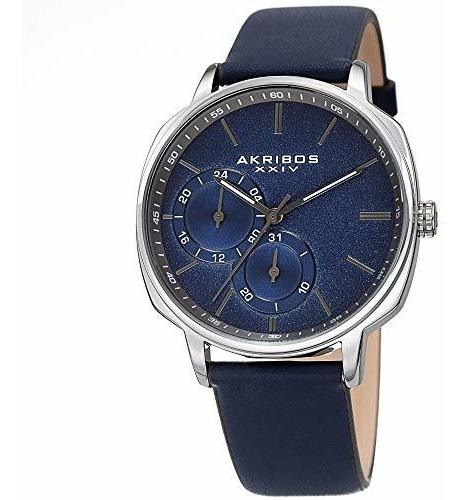 Akribos Xxiv Reloj Para Hombre Correa De Piel Autentica Esfe