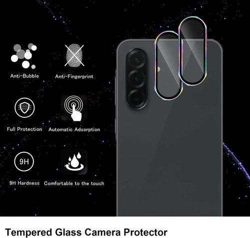 Protector Lente Cámara Metalizado Para Samsung A56 A26 A36 Tornasolado