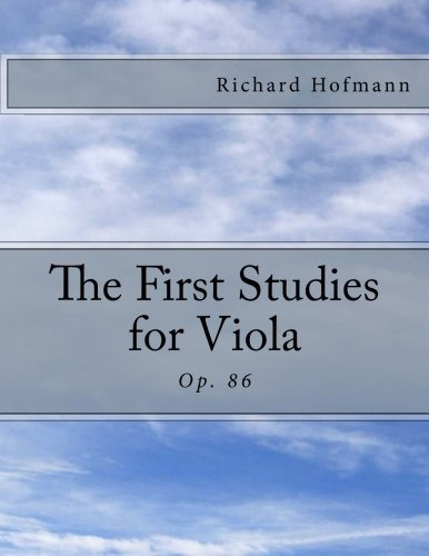 The First Studies For Viola Op 86