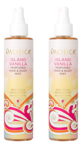 Pacifica Beauty, Island Vanilla All Natural Hair And Body Mi