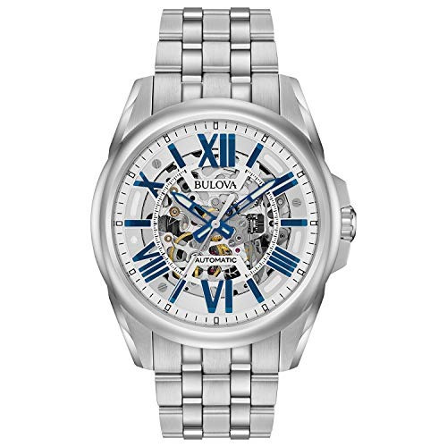 Bulova Mens Mechanical Hand Wind Stainless Steel Dress