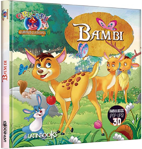 Mini Carrusel - Pop Up - Tridimensional: Bambi