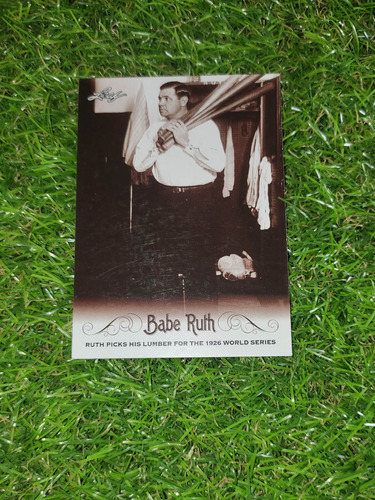 Cv Babe Ruth 2016 Leaf Babe Ruth Story Serie Mundial 1926