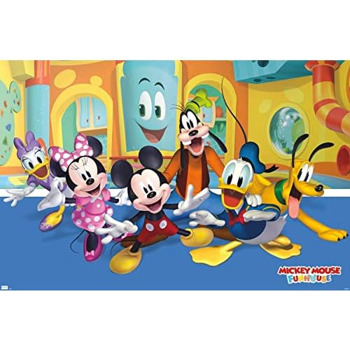 Póster De Grupo Disney Mickey Mouse Funhouse, 22.37  X...