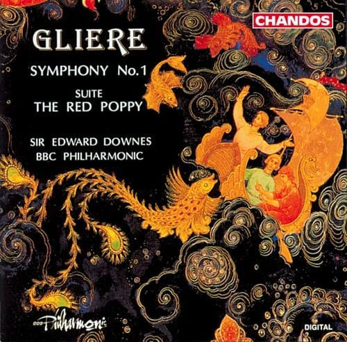 Cd: Gliere / Downes / Bbcso Symphony 1 / Red Poppy Ballet Su