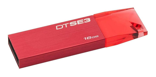 Pendrive Kingston DataTraveler SE3 DTSE3 16GB 2.0 rojo