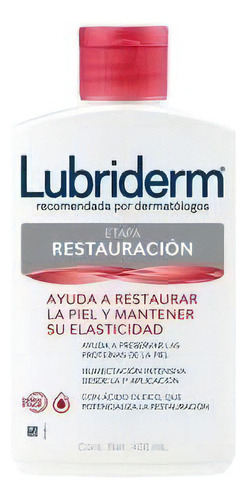  Crema para cuerpo Lubriderm Etapa restauración en botella 400mL