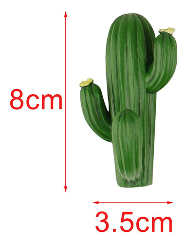 Para 2 Forma De Cactus Colgador De Llaves Bolsas Recto