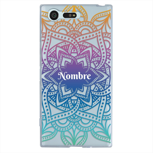 Funda Sony Xperia Mandalas Personalizada Con Tu Nombre