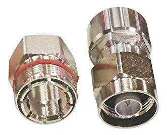 Pack 2 Adaptadores N Tipo Male Para Conectores Heliax