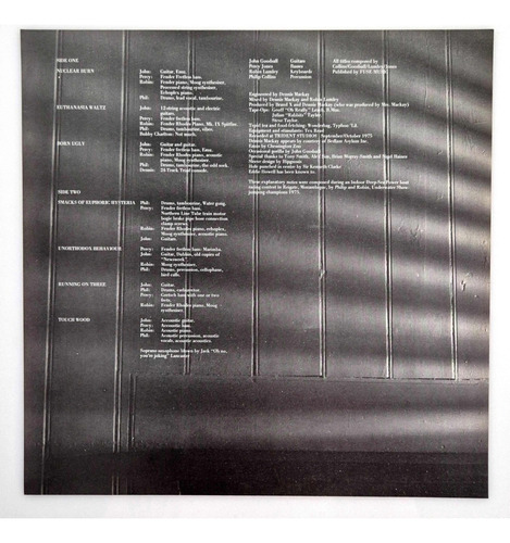 Brand X - Unorthodox Behaviour (1976) Uk Vinilo Lp