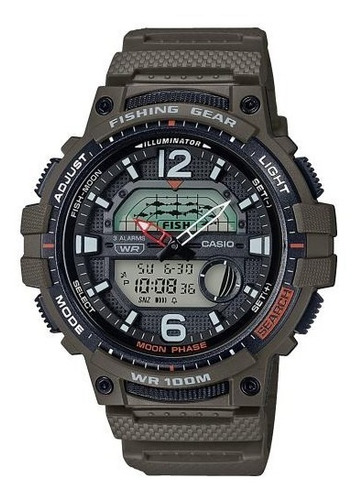 Imagen 1 de 2 de Reloj Casio Fishing Gear Wsc-1250h-3a Sports Gear