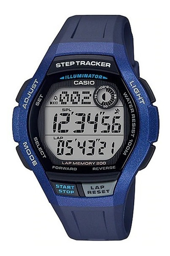 Reloj Casio Digital Ws-2000h-2a 200 Laps Wr100m Modelo