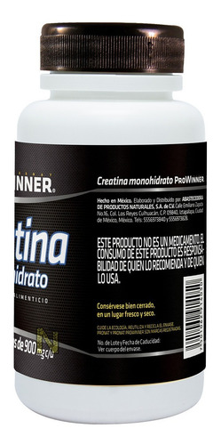 Imagen 3 de 9 de (80 Caps) Creatina Monohidrato Prowinner