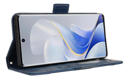 Funda For Vivo V40 5g Funda Billetera De Cuero Con Tarjeta