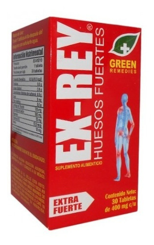 Ex-rey Extra Fuerte Green Remedies 30 Caps 500 Mg C/u Sabor Sin Sabor