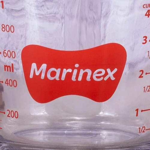 Jarra medidora de vidrio Marinex de 1 litro