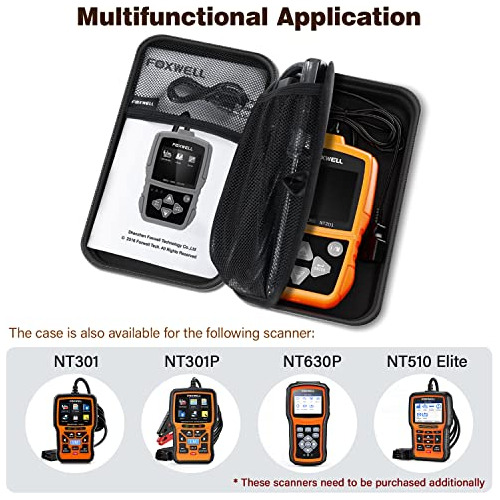 Funda Protectora Para Escáner Foxwell Nt201 Obd2, Código Rea