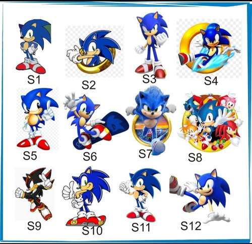 Souvenirs Sonic X3 Centros De Mesa 27cm Fibrofacil