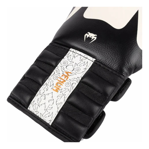 Guante Box En Piel Venum Reverso Boxing Gloves B Champs 14oz Snow White/black